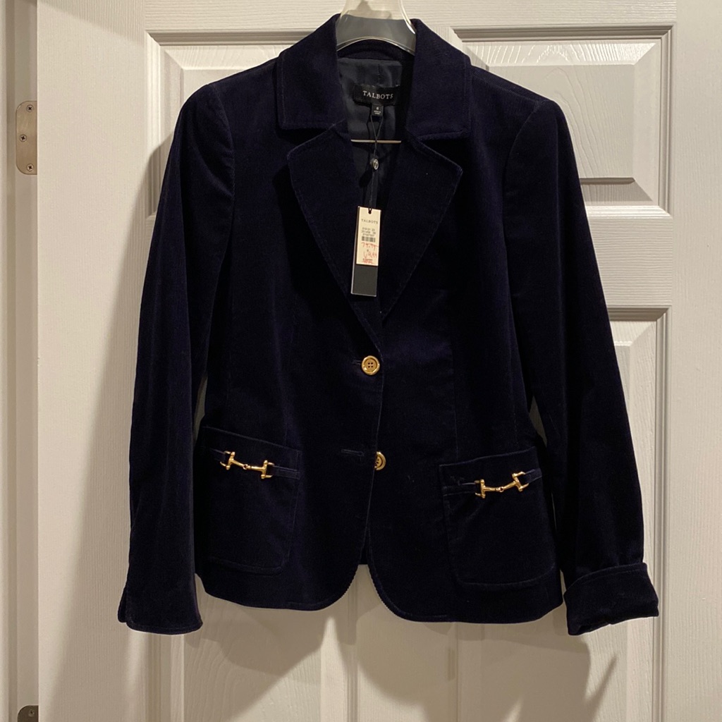Talbots Corduroy Blazer/Jacket. Brand New/Tags Intact